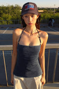 Chic Backless Halter Bodycon Sexy Layering Halter Top