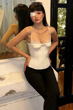 Chic Slim Fit Cinched Waist Cami Top