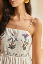 Swing Print Bandeau Cami Boho Dress