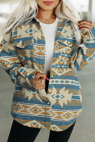 Prendas de abrigo informales universitarias con cuello vuelto y contraste de bloques de colores 