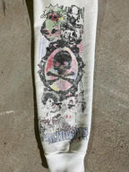 Graffiti Printed Gothic Hoodie
