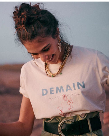 Demain Grafik T-Shirt 
