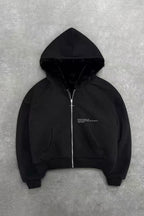 Reversible Vintage Leopard Zipper Hoodie