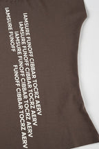Casual Street Sexy Letter Print Minimalist T-shirt