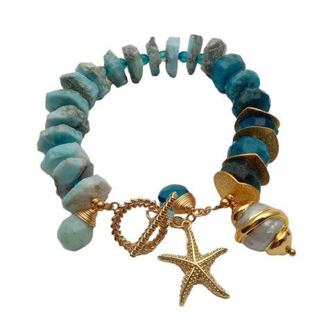 Blaues Meer-Armband 