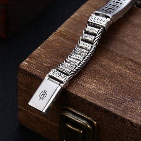 Sterling Silver Fortune Pixiu Wheels Bracelet