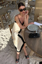 Loose V-Neck Spaghetti Strap Maxi Dress