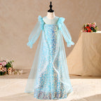 Ballkleider für kleine Mädchen, elegante Festkleider mit Pailletten, traumhaftes Prinzessinnenkleid für Kommunion und Party 