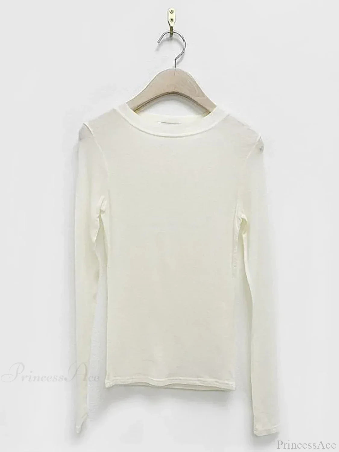 Basic Summer Breathable Long Sleeve Thin Knit Top