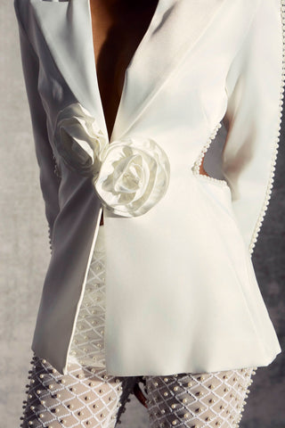 Blazer/Hose mit Perlenverzierung „Maureen“ 