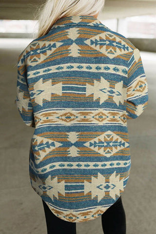 Prendas de abrigo informales universitarias con cuello vuelto y contraste de bloques de colores 