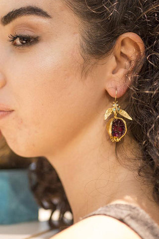Accesorios de aretes de moda 