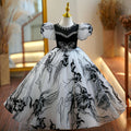 Kommunionkleid für Mädchen, Kleinkind-Festkleid, bauschiges Kleid für Babys, Geburtstagskleid für Mädchen 