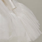 Elegantes Baby-Kommunionkleid, Mädchen-Festkleid