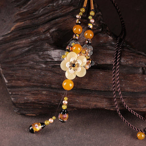 Simple Fashion Pendant Accessories Ethnic Style Necklace Autumn Winter Decorations