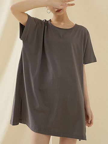 Camisetas sueltas, sencillas, lisas y cómodas 