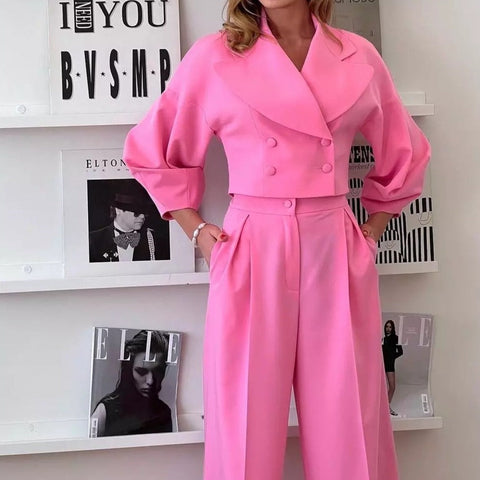 Margaret Mantel + Hosenanzug 