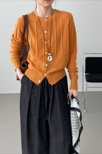 Atmospheric Wool Knit Cardigan