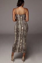 V Neck Sleeveless Cami Maxi Dress