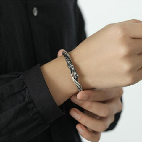 Sterling Silver Vintage Deadwood Bracelet
