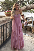 Elegant Backless Party Maxi Dress