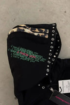 Casual Leopard Print Hoodie