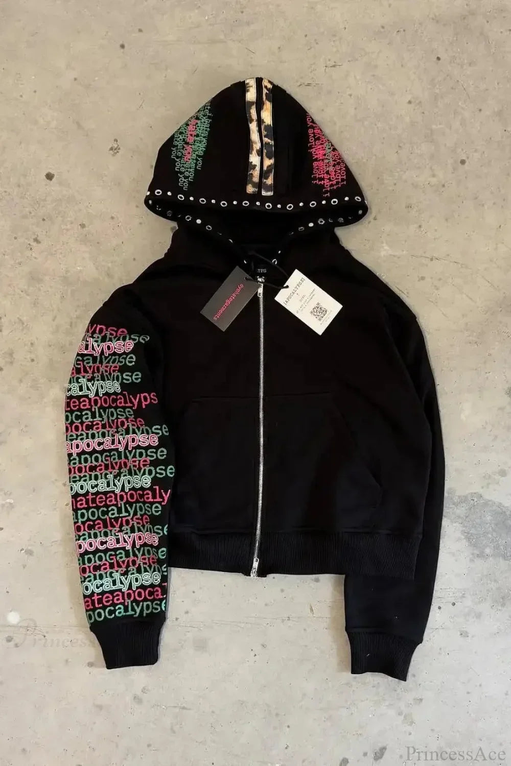 Casual Leopard Print Hoodie