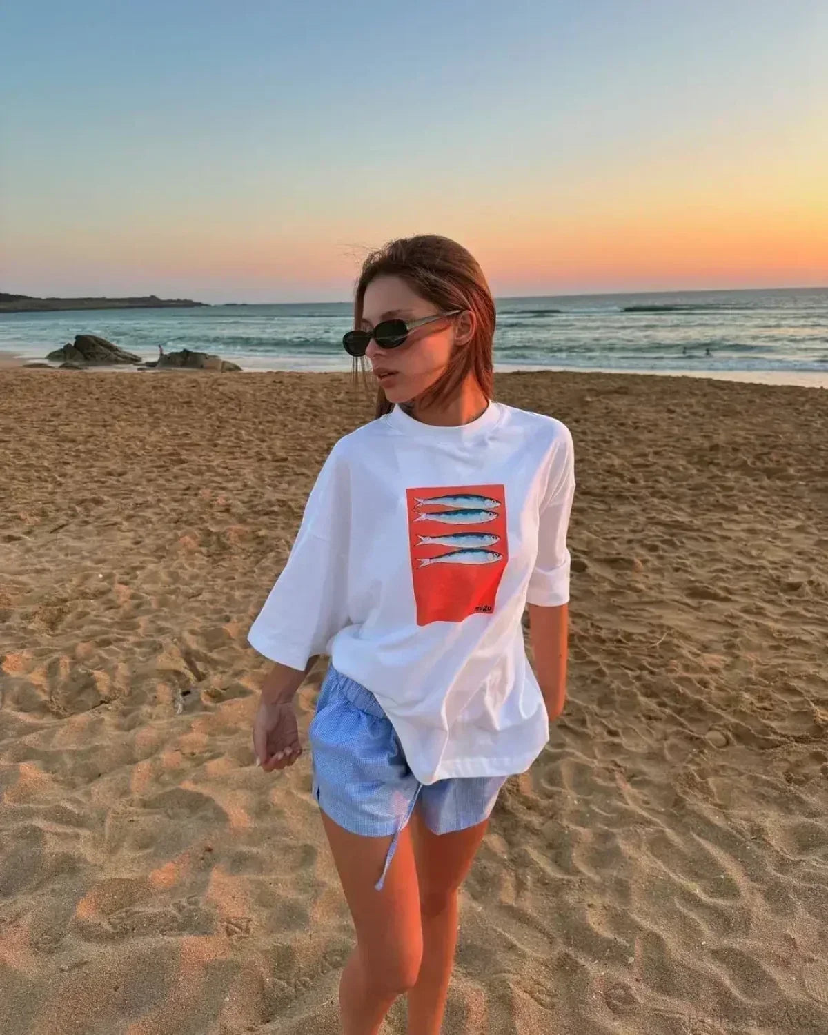 Casual Streetwear Gothic Long Sleeve T-shirt