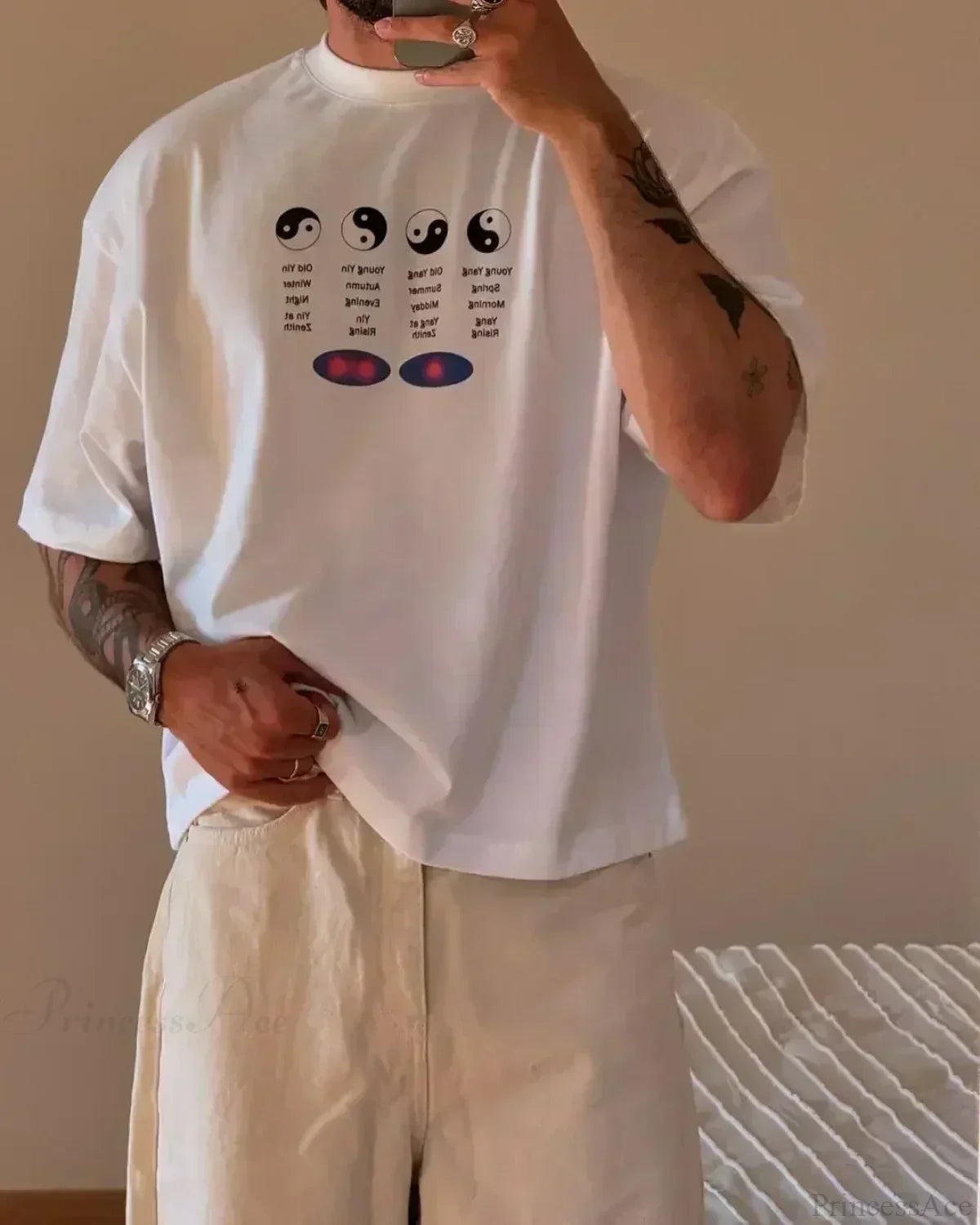 Casual Streetwear Gothic Long Sleeve T-shirt