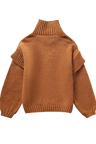 Loose Long Sleeve Turtleneck Sweater