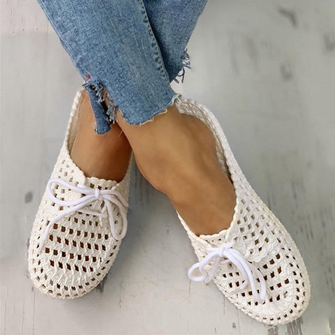Women's Sandals 2022 Summer Handmade Ladies Shoes Leather Breathable Sandals Women Flats Retro Style Cusomized Support Slipper