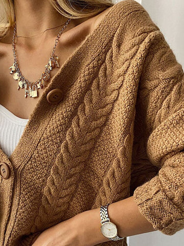 Tossy Autumn White Knitted Open Stitch Cardigan For Women Sweater Casual Streetwear Long Sleeve Top Oversized Knitwear Coat 2021