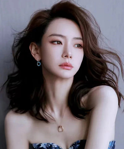 DIY Rainbow Copper Alloy Zircon Circle Hoop Earrings