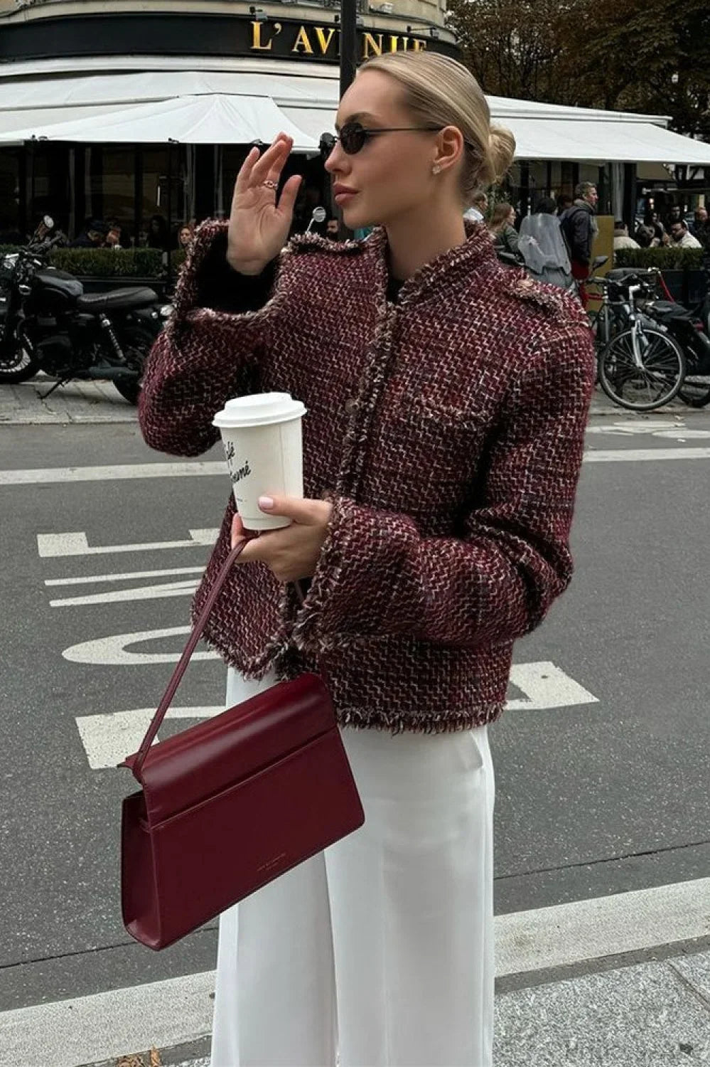Tweed Elegant Cropped Jacket