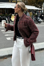 Tweed Elegant Cropped Jacket
