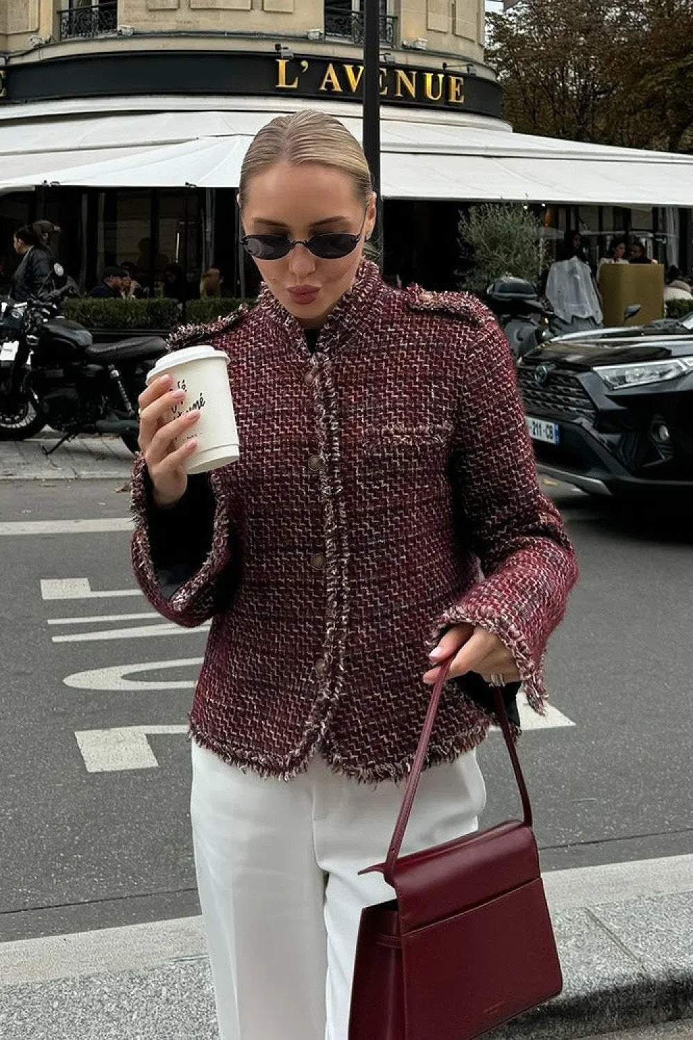 Tweed Elegant Cropped Jacket