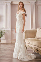 Vestido de novia largo formal
