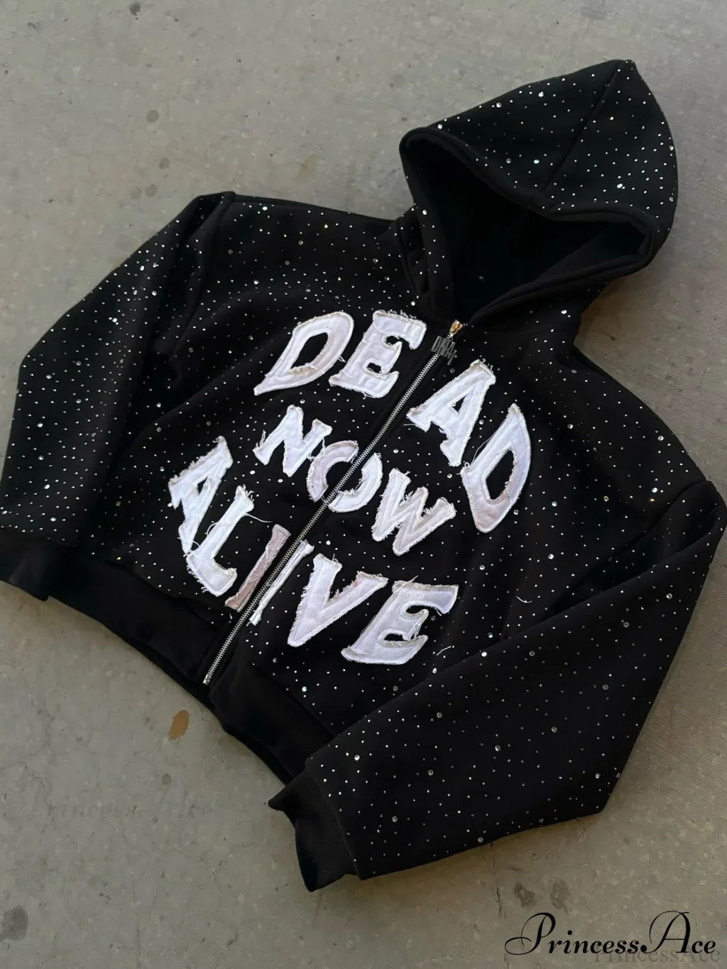 Comfortable Graphic Zip Up Hoodie