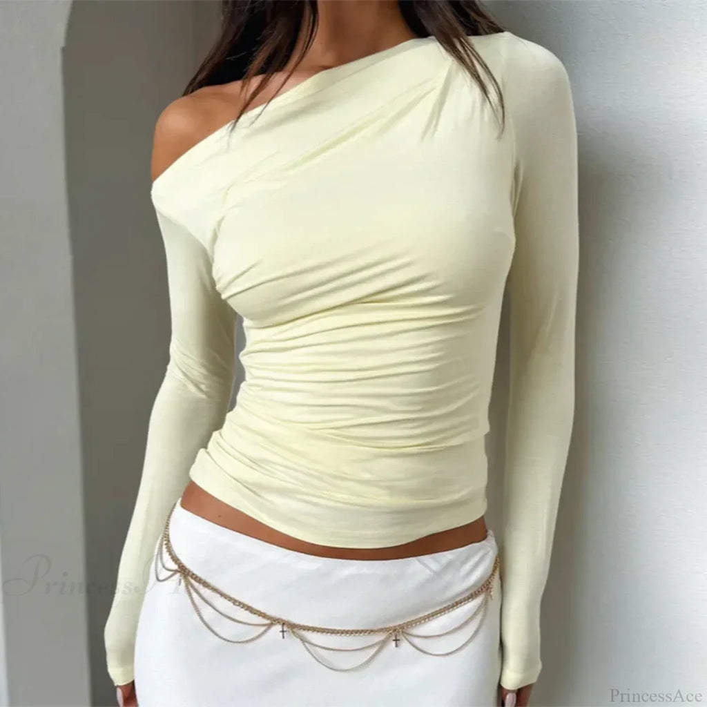 Custom Design Casual Boat Neck Off Shoulder Slim Crop Knit Top