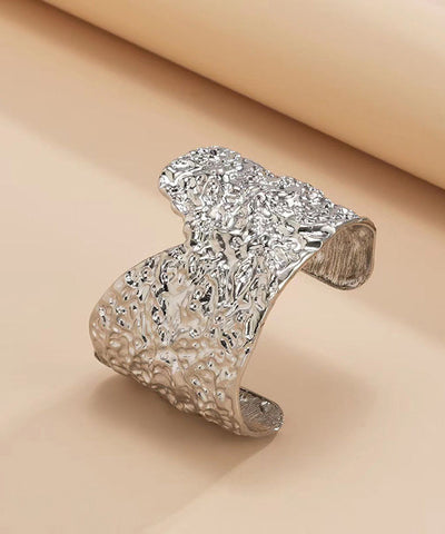 Lässige offene Ringe aus goldener Edelstahllegierung 