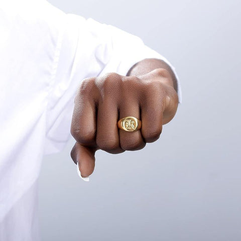 Sadie Siegelring mit Monogramm 