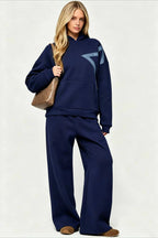 Star Hoodie Pants Two Piece Set