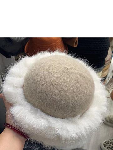 Women Winter Warm Solid Hat