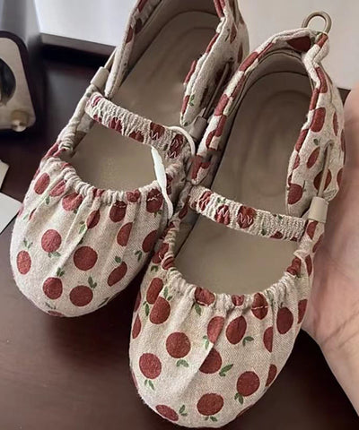 Original Design Canvas Print Versatile Flats Shoes
