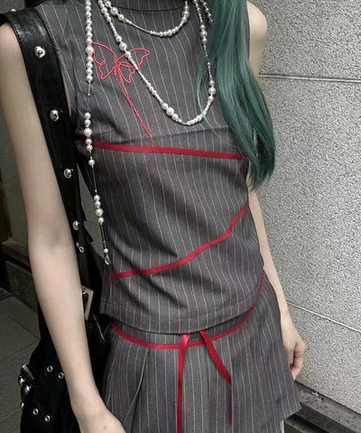 Moderne Halskette mit Sternenhimmel und weißen Perlen aus Legierung 