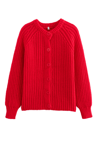 Solid Color Cardigan Long Sleeve Knitted Sweater Jacket