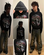 Dark Cartoon Letter Huge Hoodie