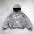 Dark Crimson Oversize Zipper Hoodie