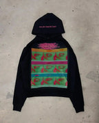 Dark Dirty Pictorial Print Hoodie
