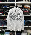 Dark Eyes Print Athletic Hoodie
